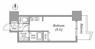 ADWRESIDENCE松屋町(ワンルーム/10階)の間取り写真