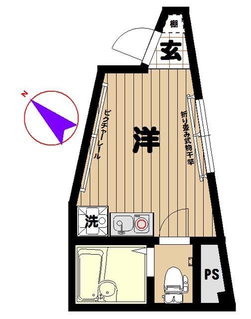 フォルム池袋プレミアム(ワンルーム/2階)の間取り写真