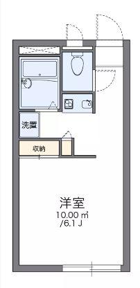 レオパレス須磨の森(ワンルーム/2階)の間取り写真