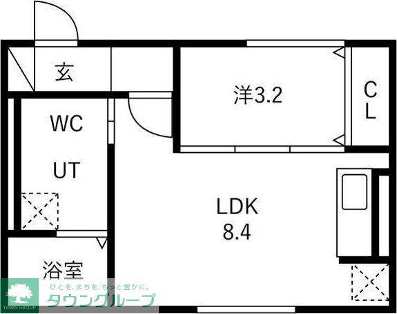 ゼルノヴァ(1LDK/3階)の間取り写真