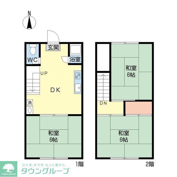山口ハイツ(3DK/1階)の間取り写真