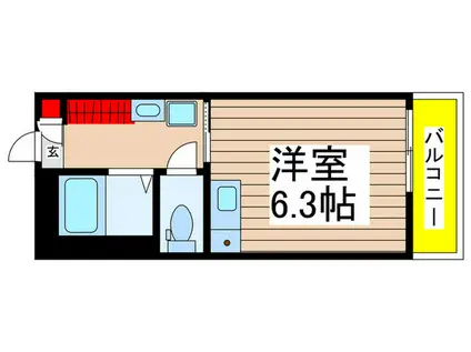 MQUARTO成増(ワンルーム/3階)の間取り写真