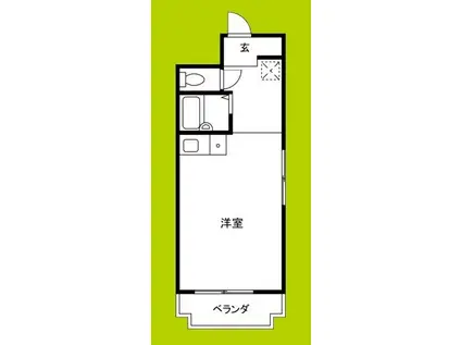 シャンボール第3新大阪(ワンルーム/8階)の間取り写真