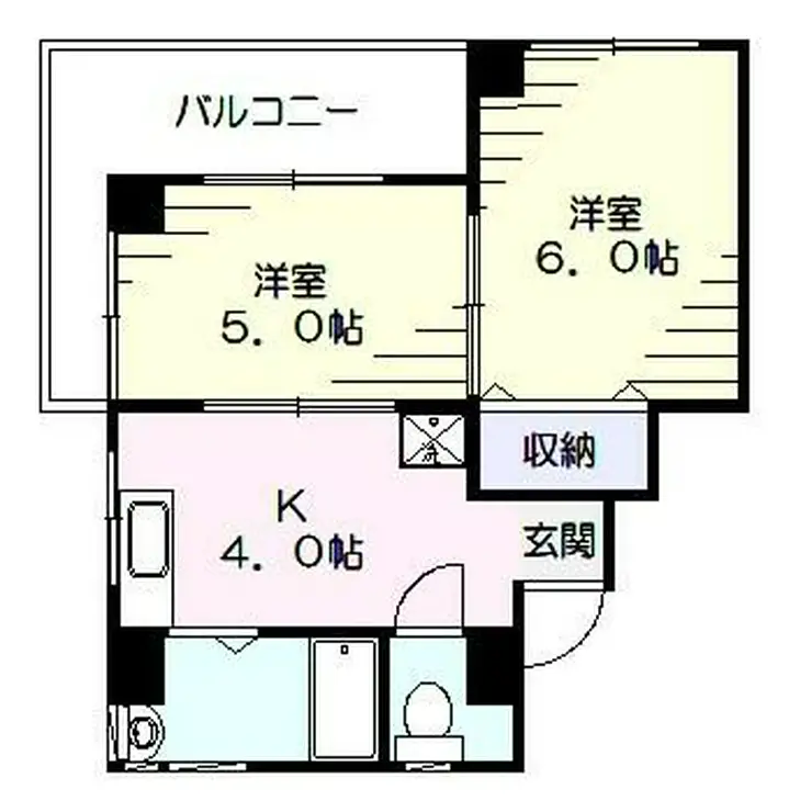 ライジングビルヨシザキ 6階階 間取り