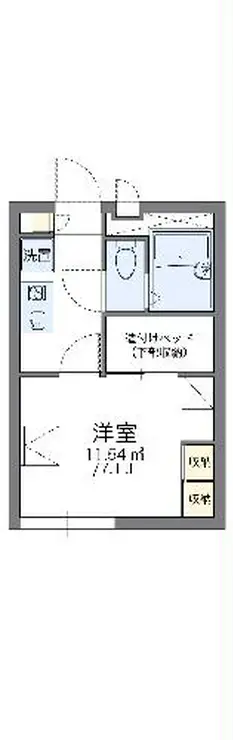 レオパレスイシイ 2階階 間取り