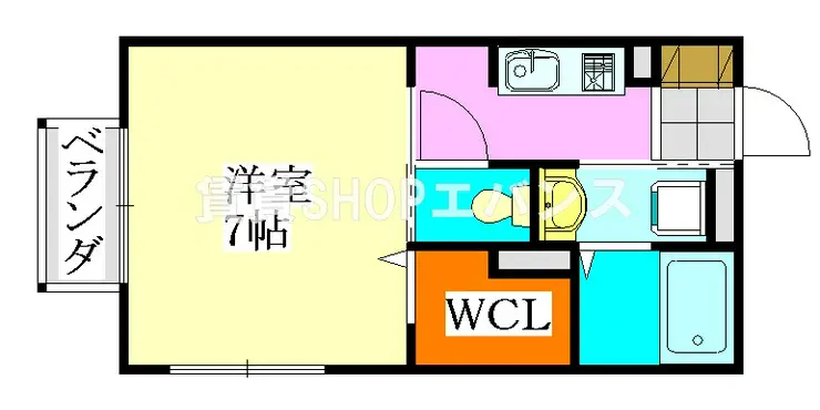 サンボナール前原 1階階 間取り