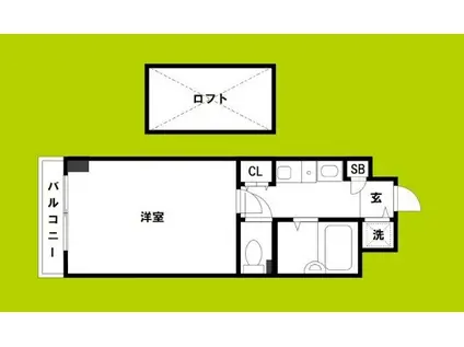 エステムコート新大阪IIIステーションプラザ(1K/2階)の間取り写真