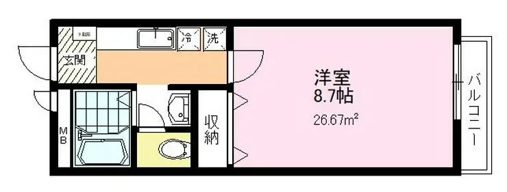 グリーンヒル 2階階 間取り