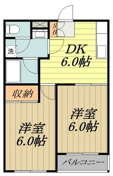 コモド・ヴィータ 1階階 間取り