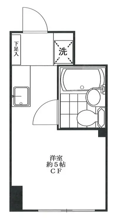 サンハイム田町 5階階 間取り