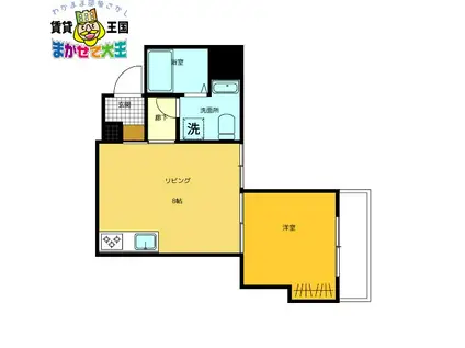 VIVIA(1LDK/5階)の間取り写真