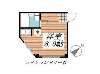 プレアール恩智II(ワンルーム/2階)の間取り写真