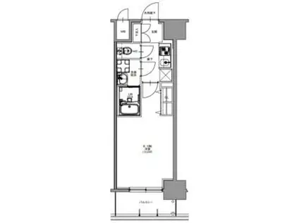 S-RESIDENCE四日市市堀木AMANTE フリーレン(1K/10階)の間取り写真