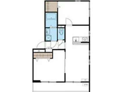 リブリ・新百合ヶ丘(2LDK/1階)の間取り写真