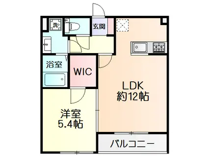 メゾン雅(1LDK/3階)の間取り写真