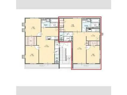 ボナールシャルトIII(2LDK/1階)の間取り写真