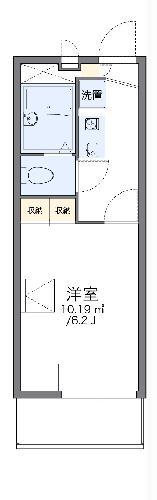 レオパレス東雲(1K/2階)の間取り写真
