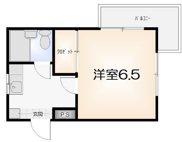 カレッジハウスBUNRI(1K/1階)の間取り写真