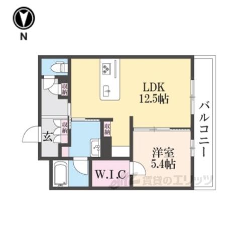 ウエストメゾン大森(1LDK/2階)の間取り写真
