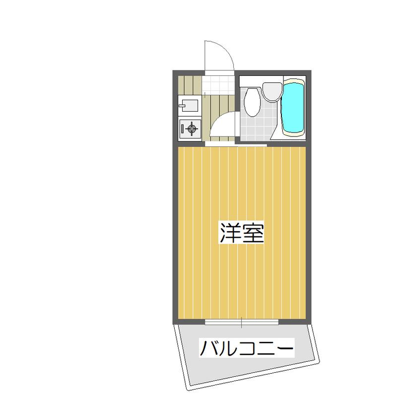 ロータリーマンション布施北(1K/7階)の間取り写真