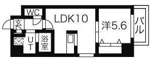 BLASTO RESIDENCE(1LDK/4階)の間取り写真