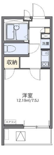 レオネクスト御影本町(1K/4階)の間取り写真