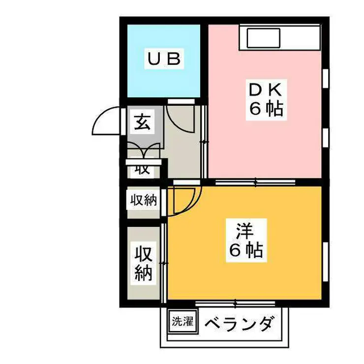 サンエスハイム5 1階階 間取り