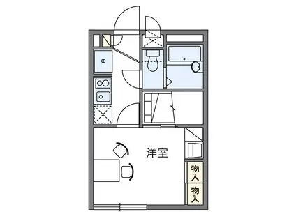 レオパレスメゾンドM(1K/2階)の間取り写真