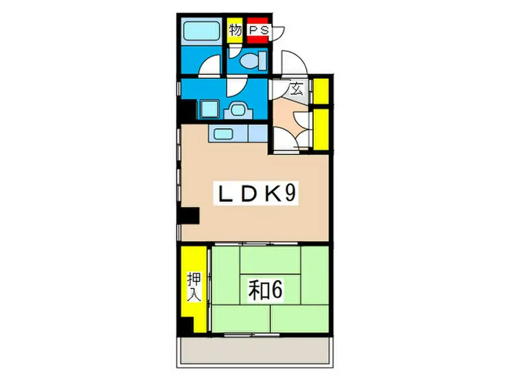 上大岡コンフィーネ斉藤 3階階 間取り