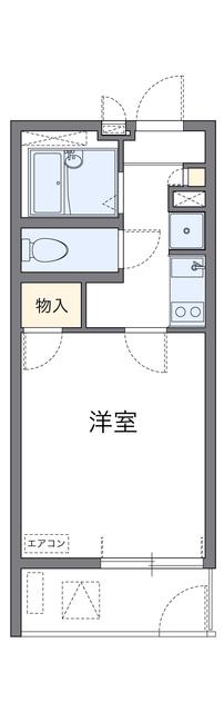 レオネクスト御影本町(1K/4階)の間取り写真