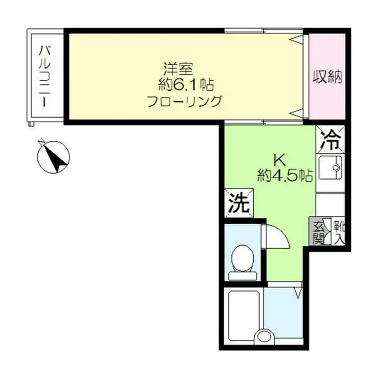 山岸ビル 2階階 間取り