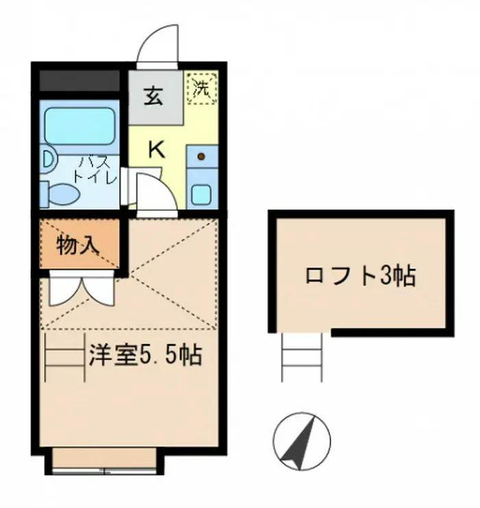 アーク金町 2階階 間取り