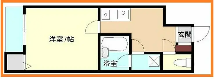 アメニティーシャテロ 5階階 間取り