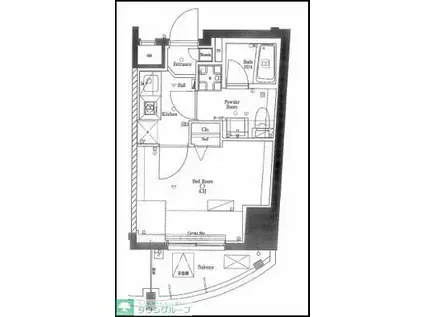 AZEST西巣鴨(1K/11階)の間取り写真