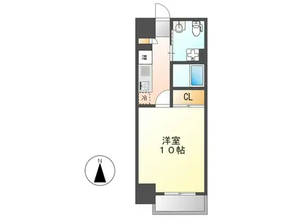 OIKOS(1K/5階)の間取り写真