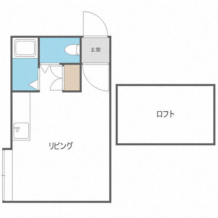 CASA LATINA(ワンルーム/3階)の間取り写真