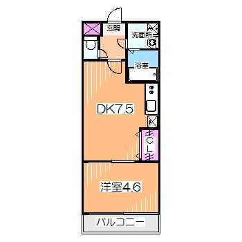 フジパレス堺大浜I番館(1DK/3階)の間取り写真