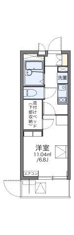 レオパレス生麦駅前(1K/1階)の間取り写真