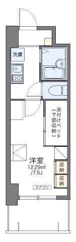 レオパレスGREEN HILL(1K/2階)の間取り写真