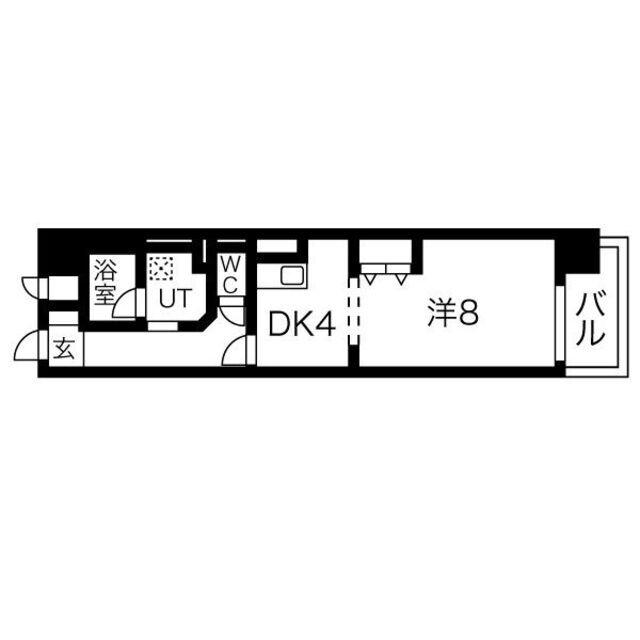グレイス上前津(1K/7階)の間取り写真