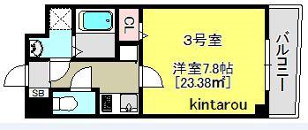 ミミハウス幕張(1K/4階)の間取り写真