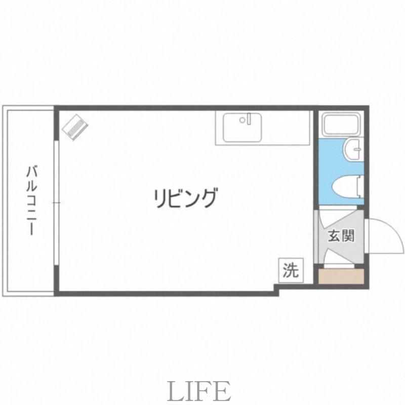 第77松井ビル(ワンルーム/6階)の間取り写真