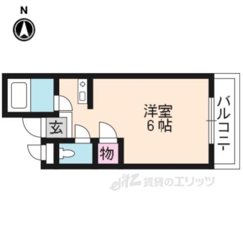 コーポシンフォニー(1K/2階)の間取り写真