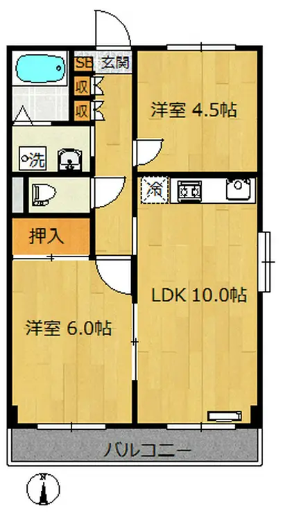 ロイヤル貴 3階階 間取り