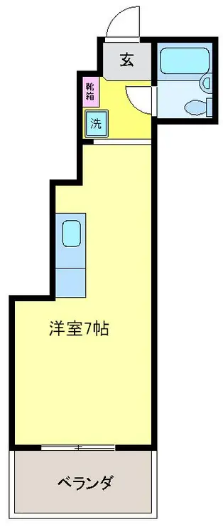 穂高第2ブラザーズ柏 5階階 間取り