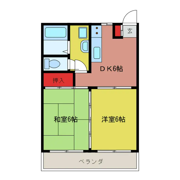 新成マンション 2階階 間取り