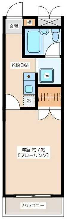 アーバンコート梅丘 1階階 間取り