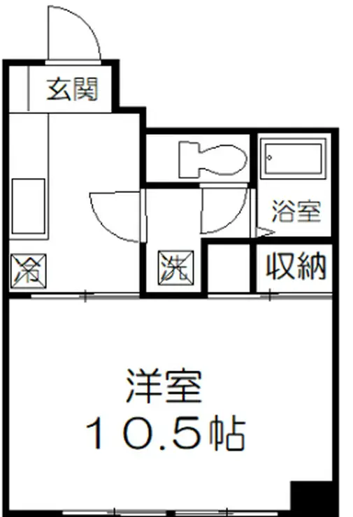 あかるハイム17 1階階 間取り