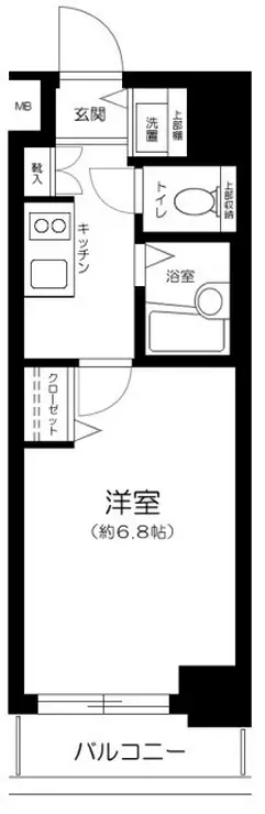 プレール・ドゥーク清澄白河 3階階 間取り