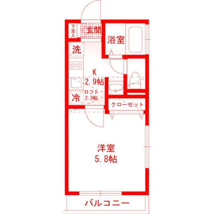 KINGLY COURT菊名 2階階 間取り